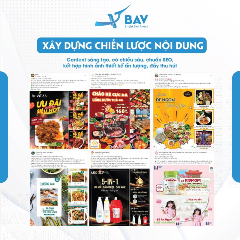 BAV Ninh Bình – Cung cấp giải pháp marketing tổng thể