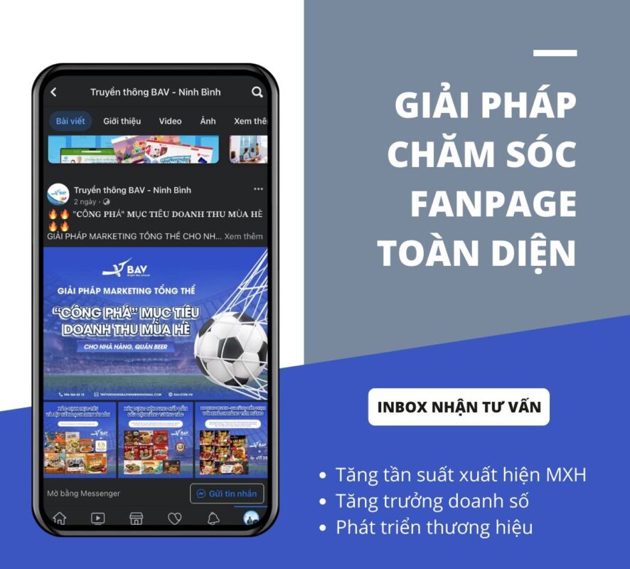 BAV Ninh Bình – Cung cấp giải pháp marketing tổng thể