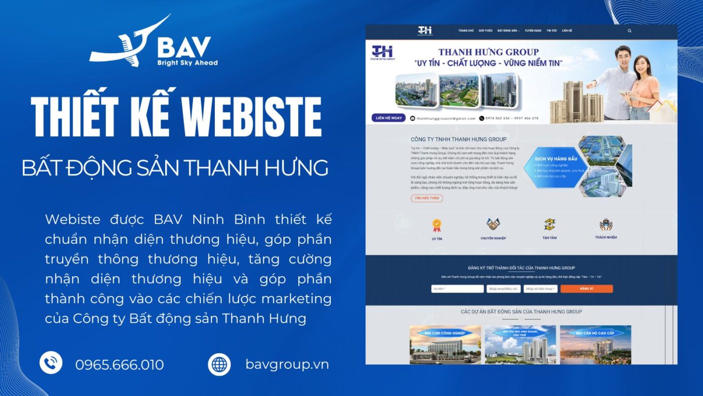 BAV Ninh Bình – Cung cấp giải pháp marketing tổng thể