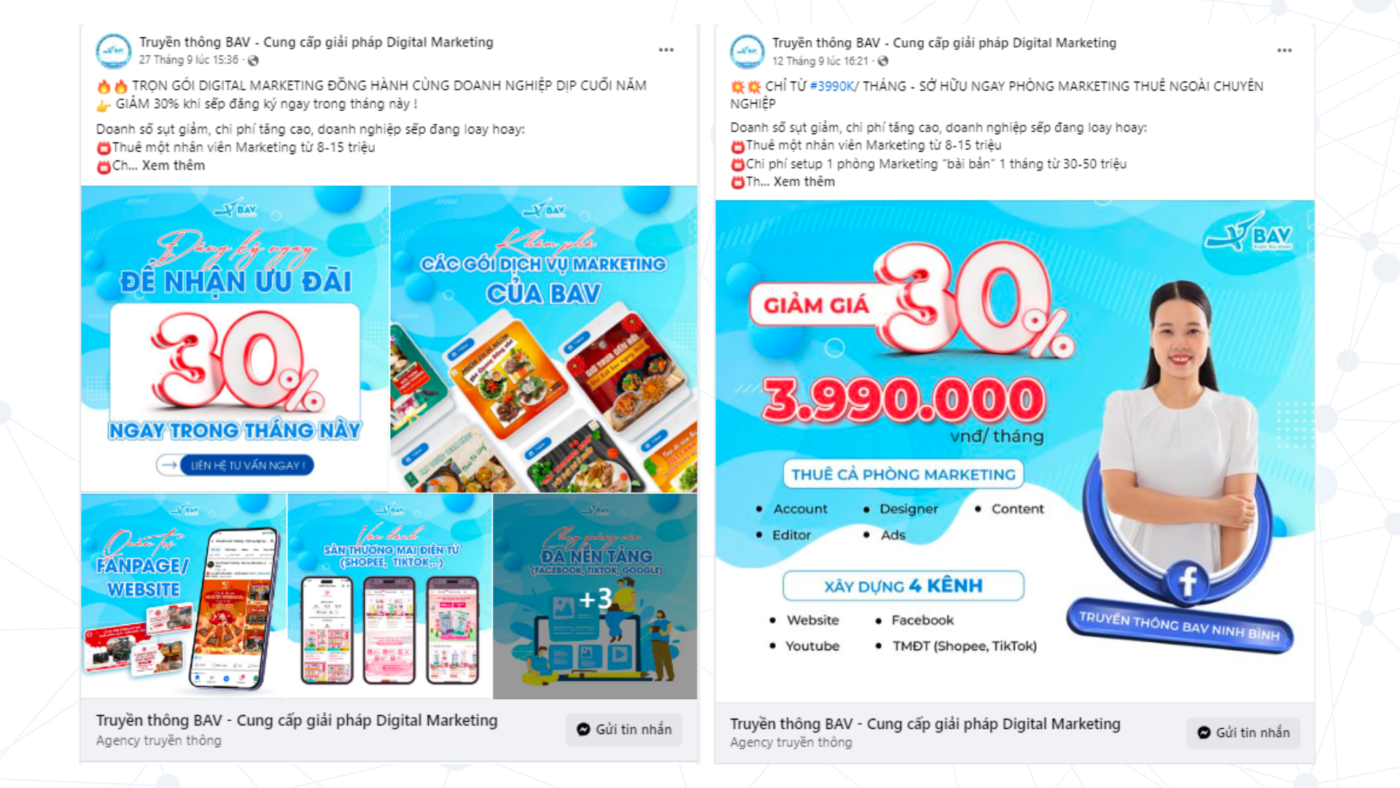 BAV Ninh Bình – Cung cấp giải pháp marketing tổng thể