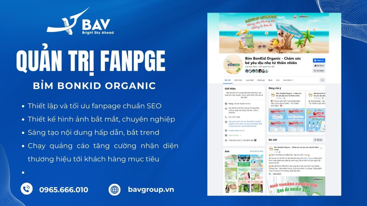 BAV Ninh Bình – Cung cấp giải pháp marketing tổng thể