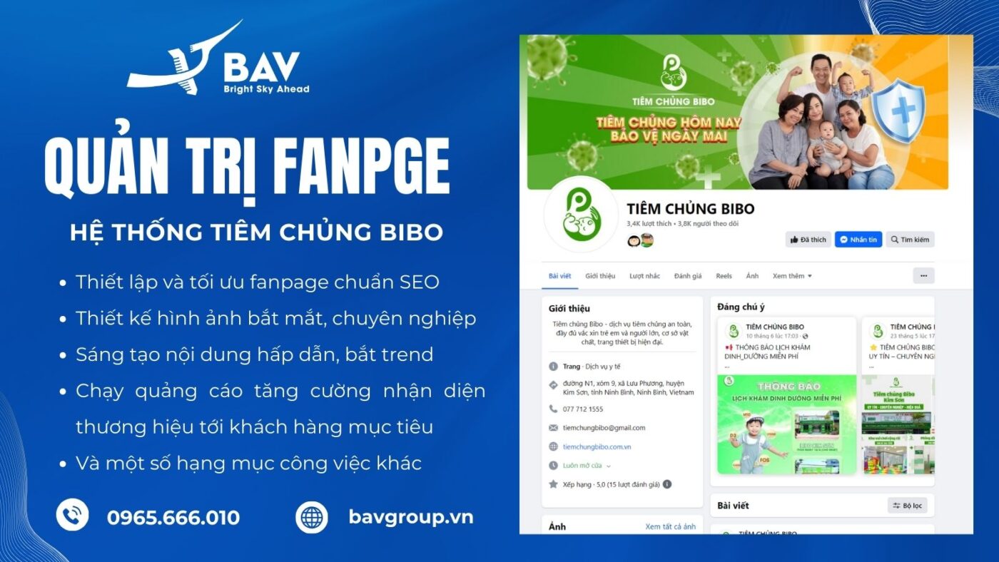 BAV Ninh Bình – Cung cấp giải pháp marketing tổng thể