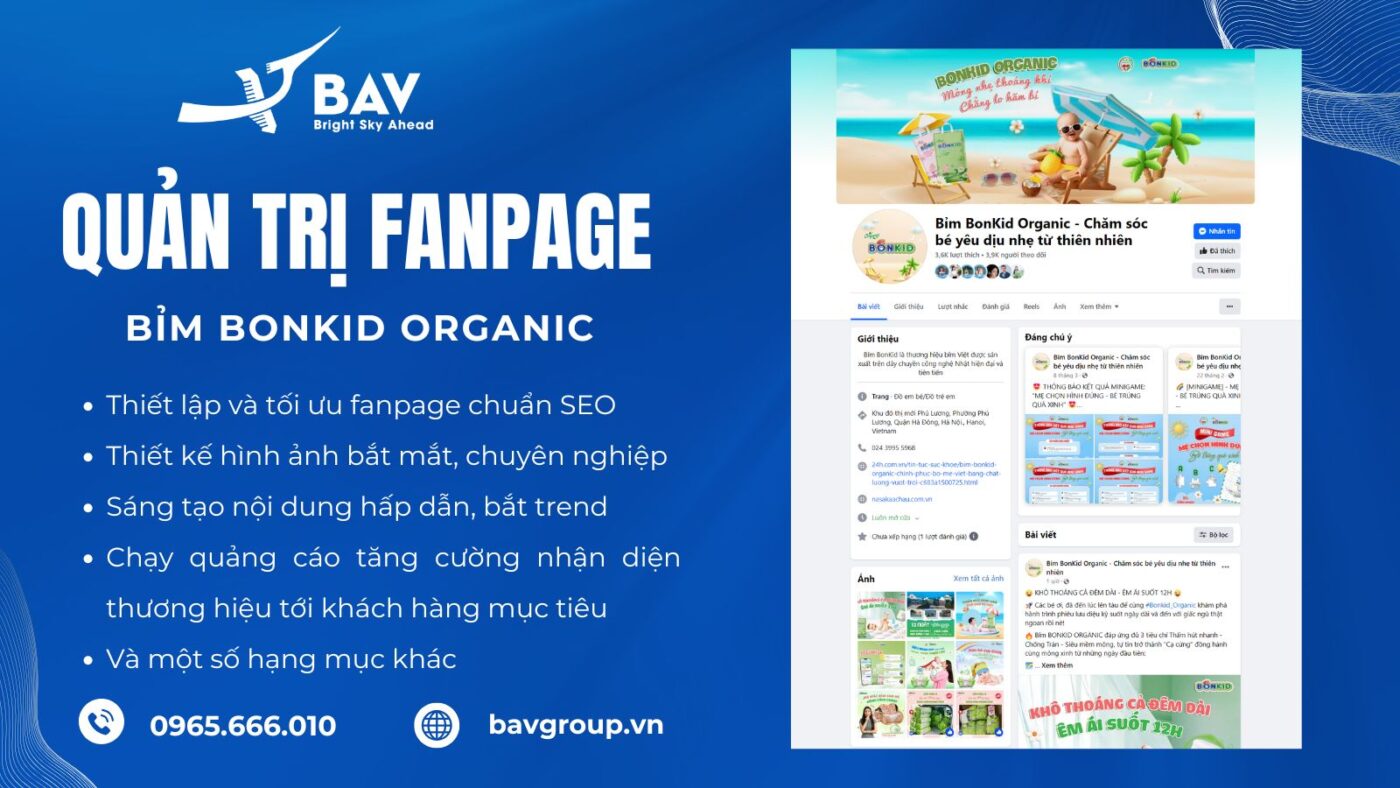 BAV Ninh Bình – Cung cấp giải pháp marketing tổng thể