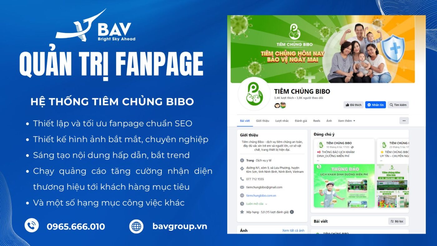 BAV Ninh Bình – Cung cấp giải pháp marketing tổng thể